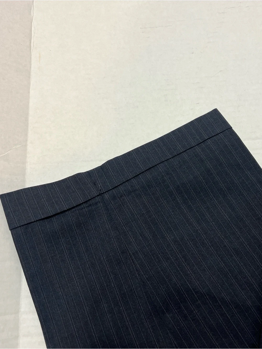 Hart Schaffner Marx Men's 48L Blazer 42x33 Pants Navy Blue Pinstripe Suit